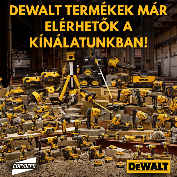 DEWALT Termékek Már a Kínálatunkban!⚙️