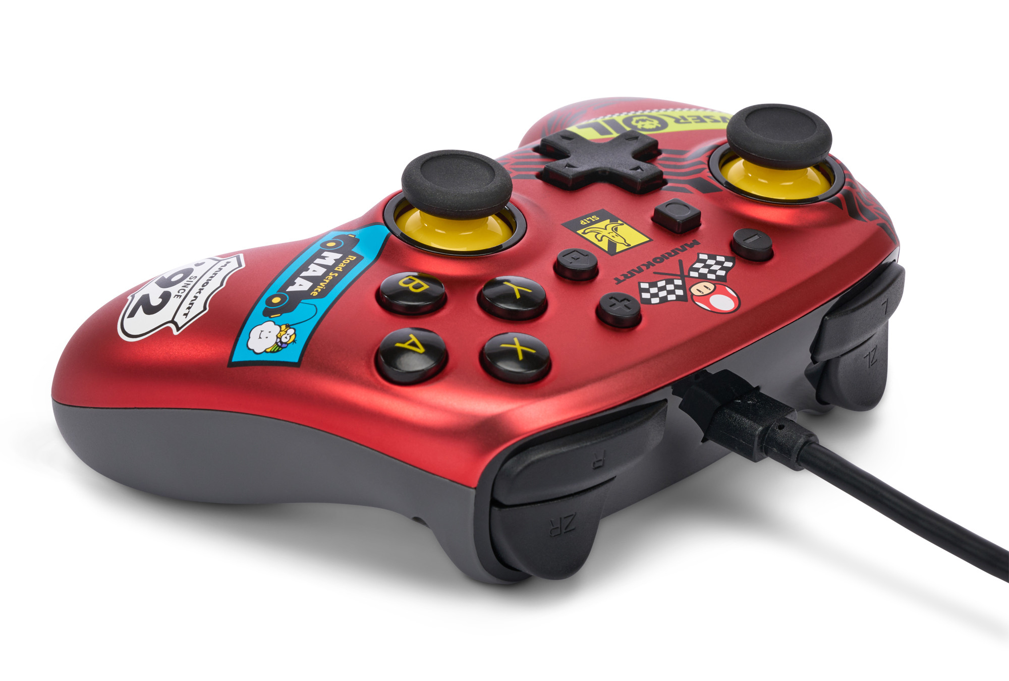 PowerA Wired Nano Controller for Nintendo Switch - Mario Kart: Racer Red