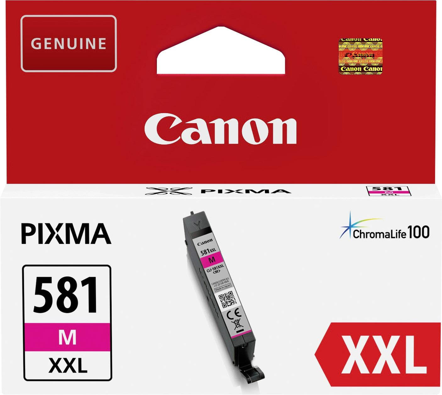 Canon CLI581XXL Patron Magenta /eredeti/