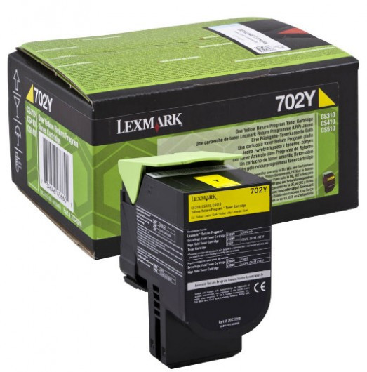 Lexmark CS310/410/510 Return Toner Yellow 1K (Eredeti) 70C20Y0