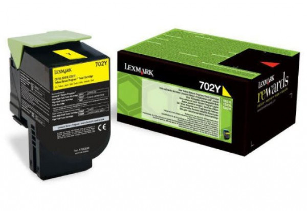 Lexmark CS510 Extra High Return Toner Yellow 4K (Eredeti) 70C2XY0