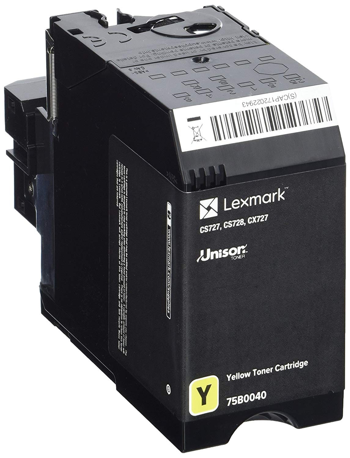 Lexmark CS/CX727/CS728 Toner Yellow 10K (Eredeti) 75B0040