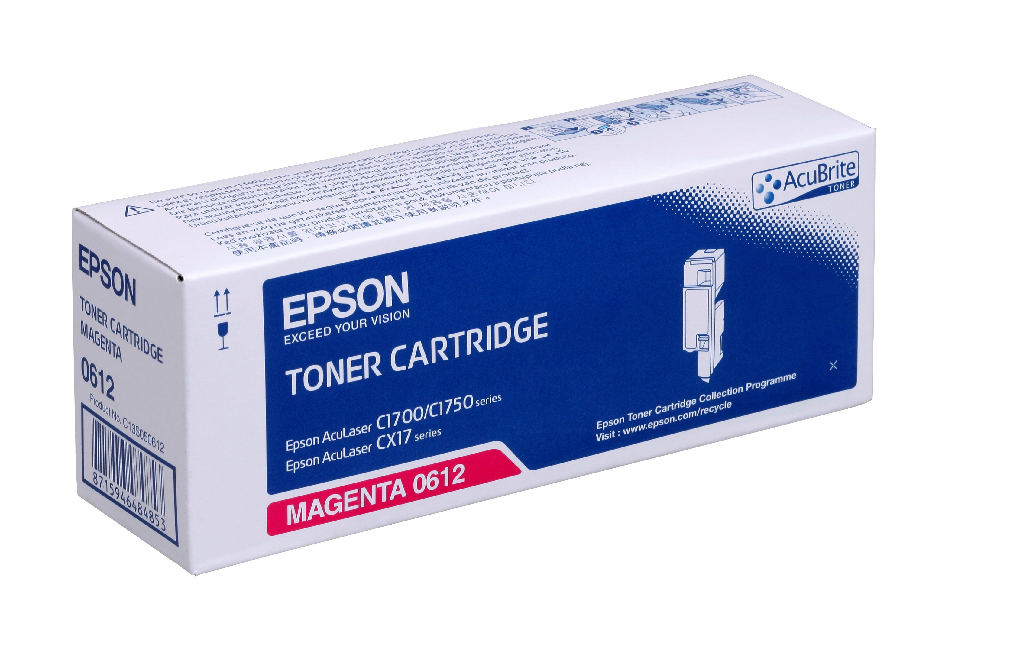 Epson C1700 Toner High Magenta 1,4K (Eredeti)