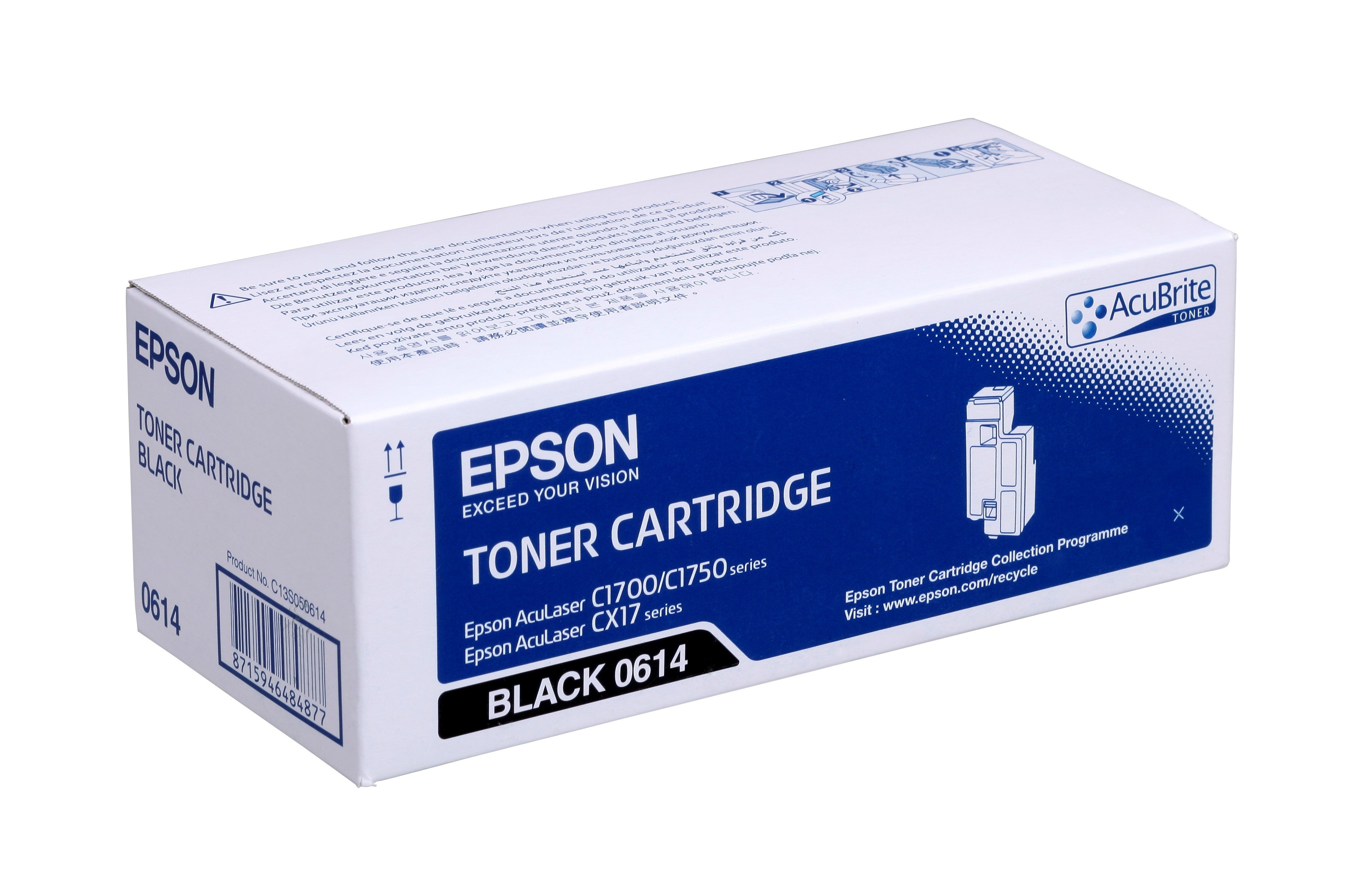 Epson C1700 Toner High Black 2K (Eredeti)