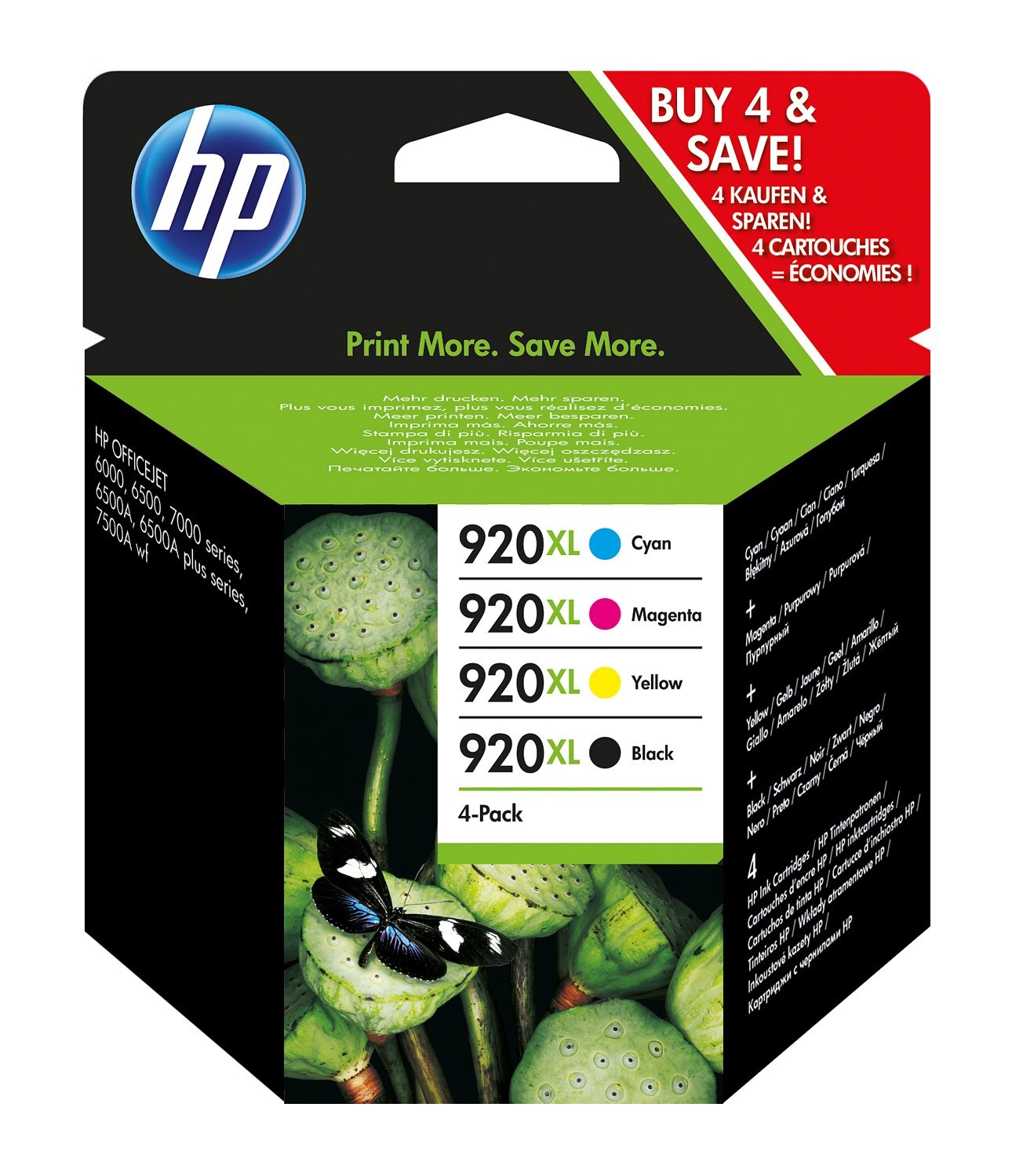 HP C2N92AE Patron 4Pack No.920XL CMYK (Eredeti)