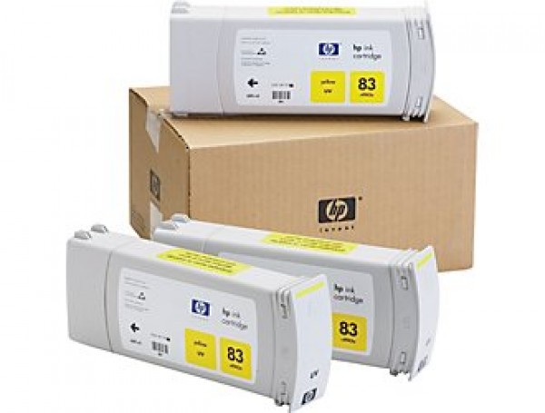 HP C5075A 3 pack Yellow No.83 (Eredeti)