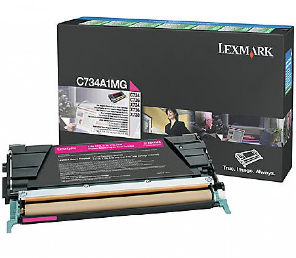 Lexmark C734/X734 Return Toner Magenta 6K (Eredeti) C734A1MG