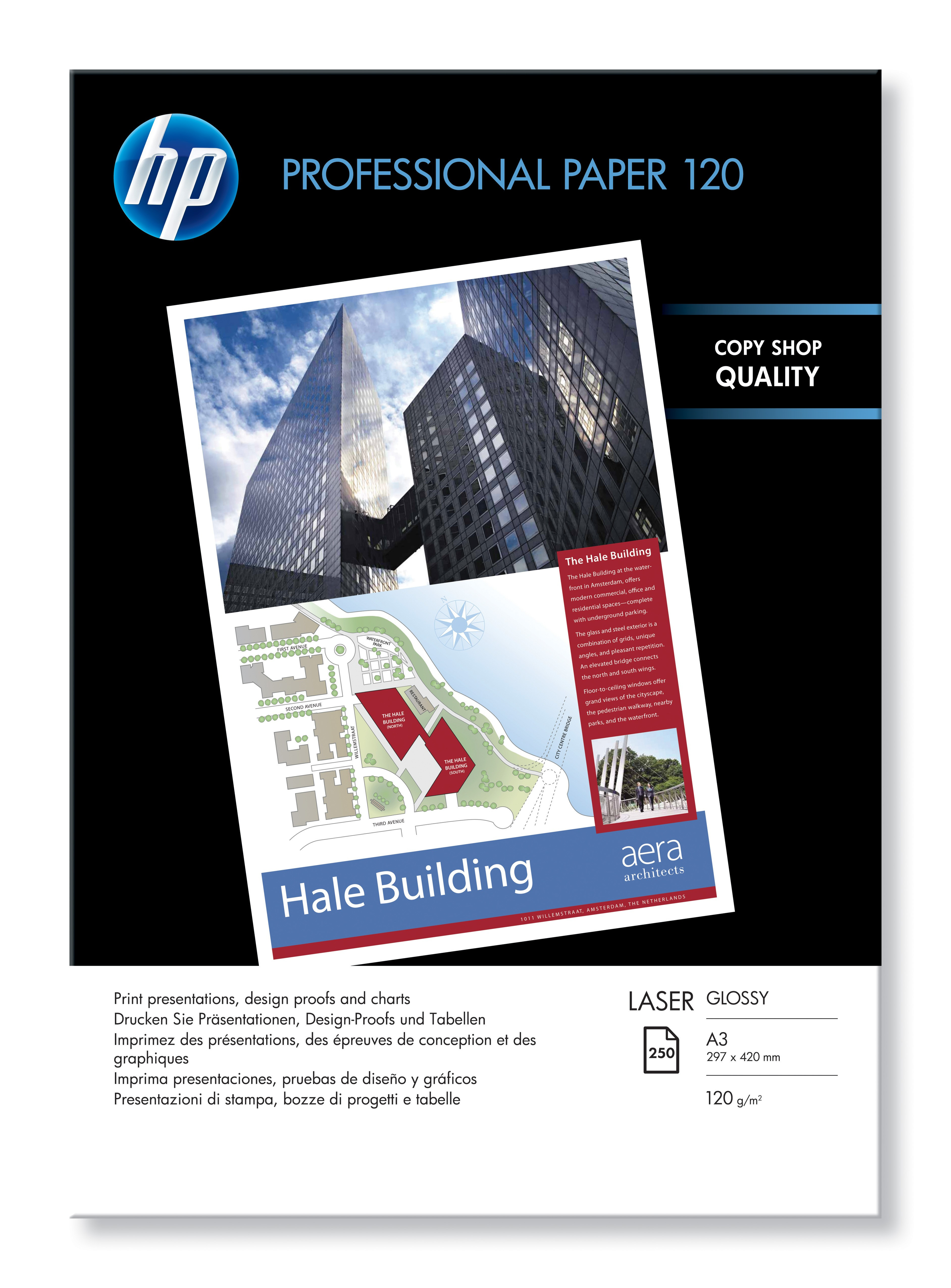 HP professional Laser paper 120 Glossy