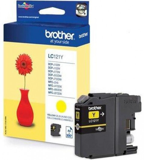 Brother LC121Y tintapatron (Eredeti)