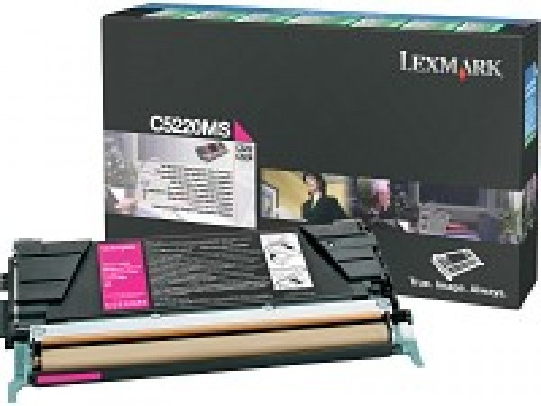Lexmark C52x/53x Return Toner Magenta 3K (Eredeti) C5220MS