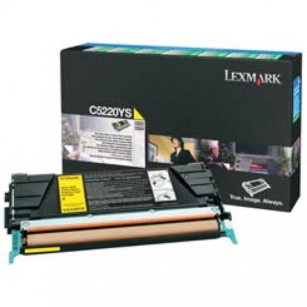 Lexmark C52x/53x Return Toner Yellow 3K (Eredeti) C5220YS