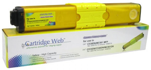 OKI C510/C530 Cartridge Yellow 5K (New Build) CartridgeWeb