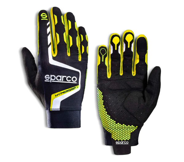 Sparco Hypergrip+ sárga kesztyű (Méret: 10(M))