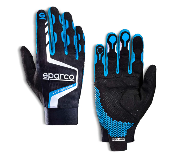 Sparco Hypergrip+ kék kesztyű (Méret: 11(L))
