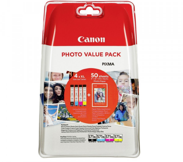 Canon CL-571XL Tintapatron Multipack Photo 4x11 ml