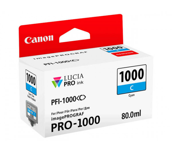 Canon PFI1000 Cyan Cartridge (Eredeti)