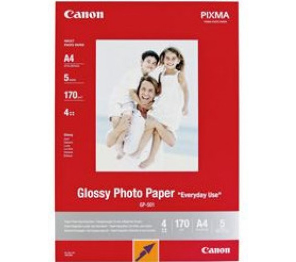 Canon GP-501 fényes fotópapír (A4, 5 lap, 170g)