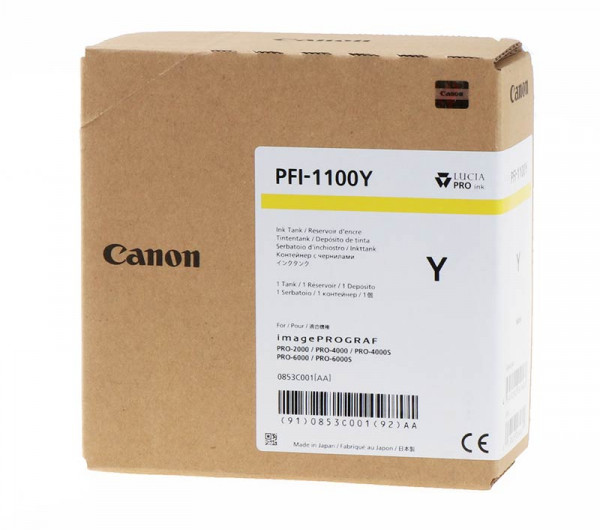 Canon PFI1100 Yellow Cartridge (Eredeti)