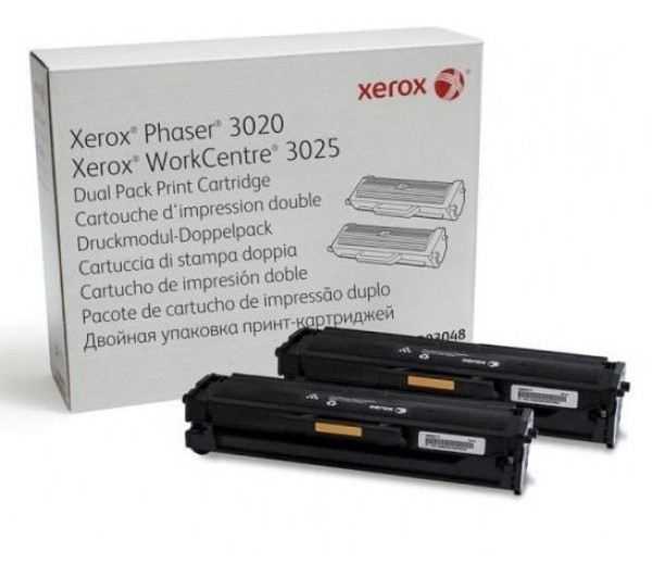 Xerox Phaser 3020,3025 Dupla Toner 2x1,5K (Eredeti)  