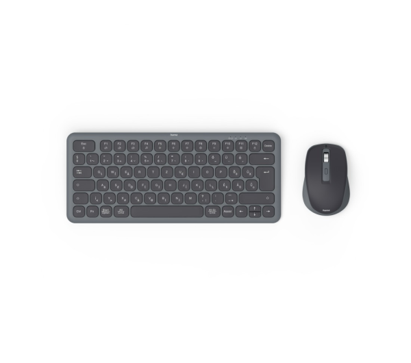 Hama WKM-500 billentyűzet + egér szett, Multi Mode (magyar, vezeték nélküli, fekete)