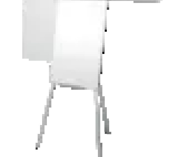 Nobo Impression Pro acél fehértábla és flipchart állvány kihajtható karokkal, fehér