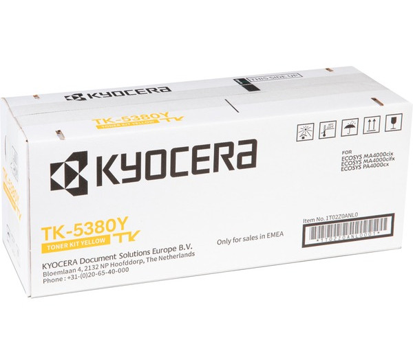 Kyocera TK-5380 Toner Yellow 10.000 oldal kapacitás