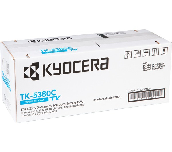 Kyocera TK-5380 Toner Cyan 10.000 oldal kapacitás