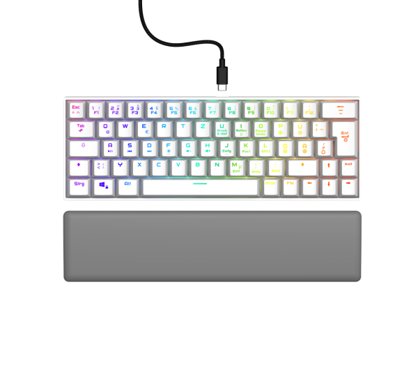 uRage Billentyűzet Exodus 760TKL fehér, Hama