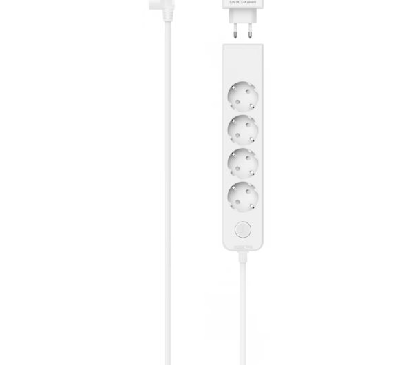 HAMA FIP Hálózati elosztó, 5-ös, 2x UCB Type-C, 17W, kapcsoló, 1,4 méter, fehér