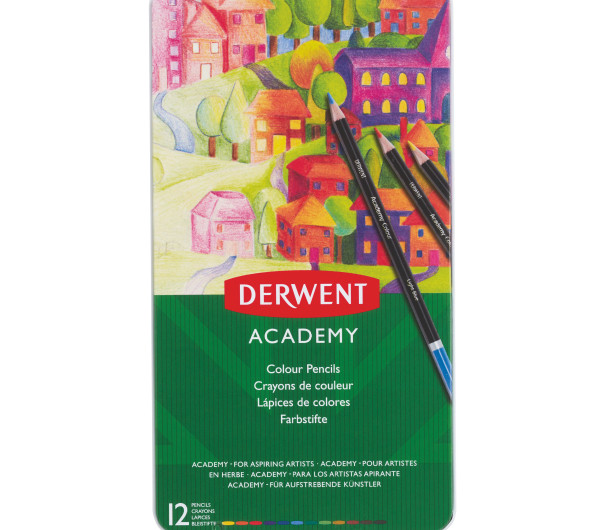 Derwent Fémdobozos színesceruza készlet, 12 db