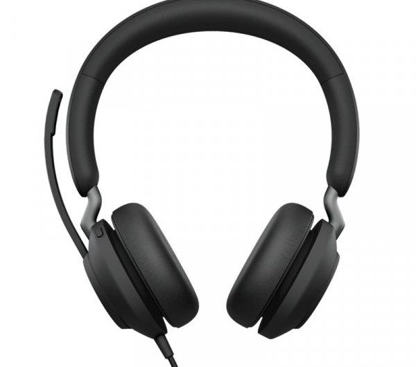 Jabra Evolve2 40 MS Stereo Headset fekete