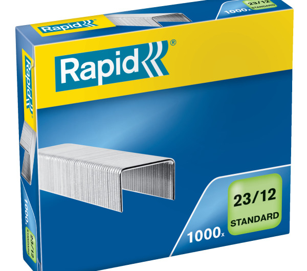 Rapid 23/12 STANDARD tűzőkapocs, horganyzott, 1000db/doboz