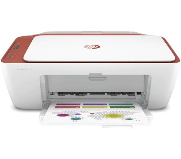 HP DeskJet 2723E A4 színes tintasugaras multifunkciós nyomtató piros
