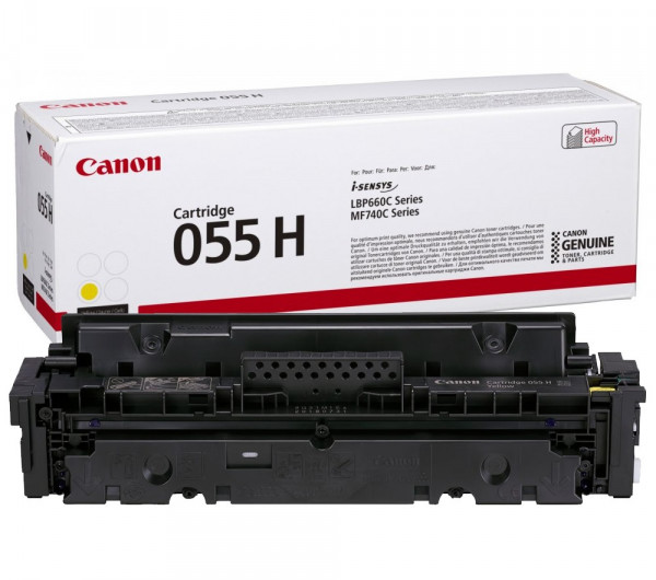 Canon CRG055H Toner Yellow 5.900 oldal kapacitás