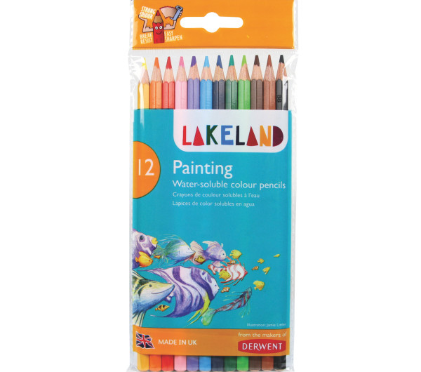 Derwent Lakeland 12 darabos vízfesték ceruzakészlet