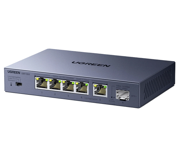 UGREEN 6 portos 2.5 Gigabit Ethernet switch CM753