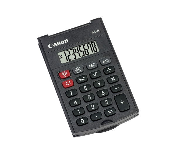 Canon AS-8 fekete zsebszámológép