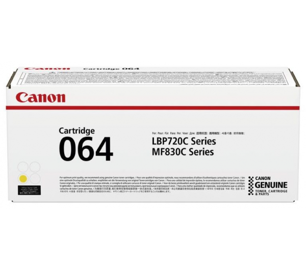 Canon CRG064 Toner Yellow 5.000 oldal kapacitás