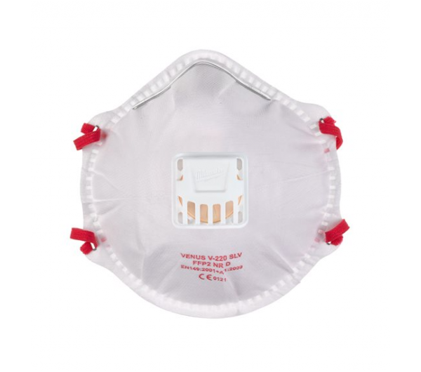 MILWAUKEE légzésvédő maszk FFP2 1db csésze alakú