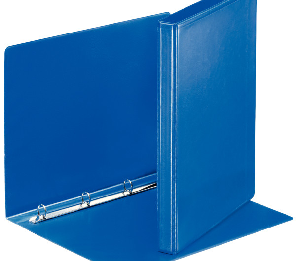 Esselte Panorámás gyűrűskönyv, A4, 4 gyűrű, 25mm, kék