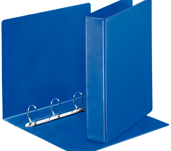 Esselte Panorámás gyűrűskönyv, A4, 4 gyűrű, 65mm, kék