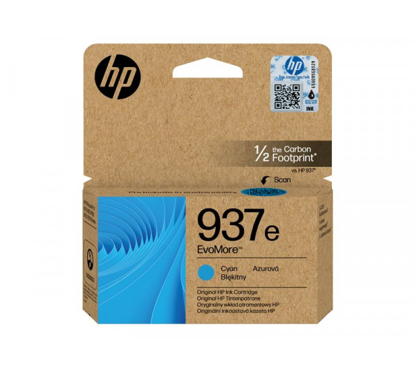 HP 4S6W6NE Tintapatron Cyan 1.650 oldal kapacitás No.937e EvoMore