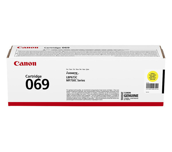 Canon CRG069 Toner Yellow 1.900 oldal kapacitás