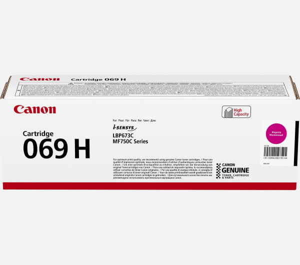 Canon CRG069H Toner Magenta 5.500 oldal kapacitás
