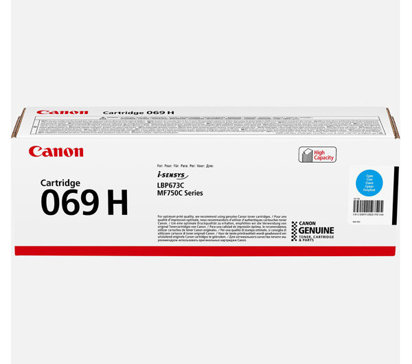 Canon CRG069H Toner Cyan 5.500 oldal kapacitás