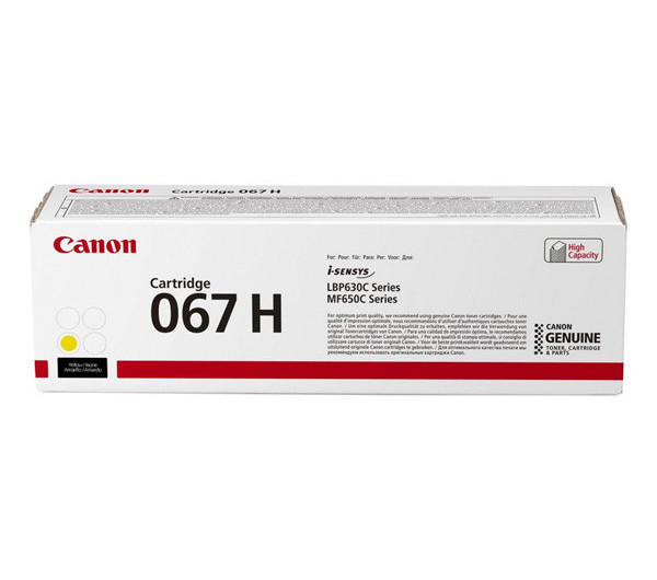 Canon CRG067H Toner Yellow 2.350 oldal kapacitás