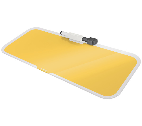 Leitz COSY asztali üvegtábla, meleg sárga