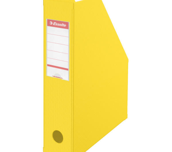 Esselte Összehajtható iratpapucs, 70mm, VIVIDA sárga