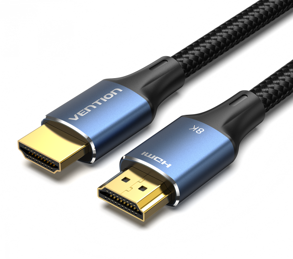 Vention HDMI/M -> HDMI/M (8K, alu, kék), 5m, kábel