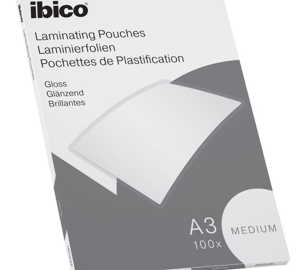 Ibico Basics Medium Pouch A3 100pcs 100mic